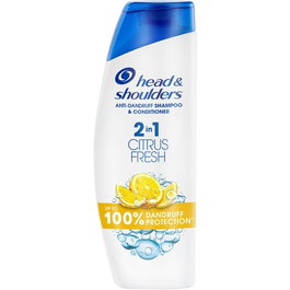 H & S Champú Citrus 2 en 1 de 330 ml