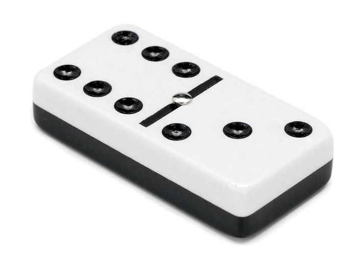 Cayro Domino XXL, Juego de Mesa de Plástico para 2 Jugadores, Recomendado para Niños a Partir de 5 Años hasta Adultos
