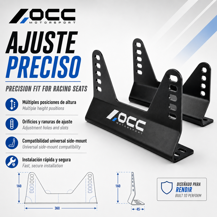 Occ Motorsport Base Lateral para Asiento