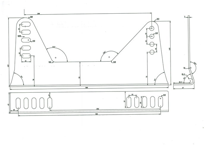 Occ Motorsport Base Lateral para Asiento