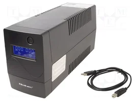 Qoltec Monolith 53979 850VA 480W con LCD, USB y RJ45