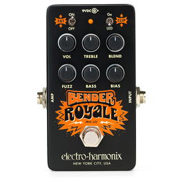 EHX Bender Royale Germanium Fuzz, Black Pedal de Fuzz inspirado en el Tone Bender MK III