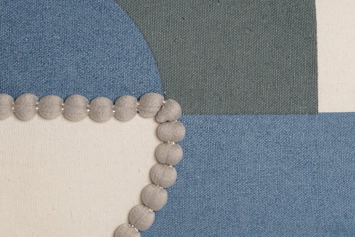DKD Home Decor Pack de 2 Cojines de Poliéster Azul 50x30 cm