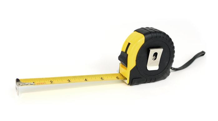 Inde Flexómetro de 3 metros / 3Mts - Cinta Métrica para Medición, Ancho 9.9 cm (36 Unidades)