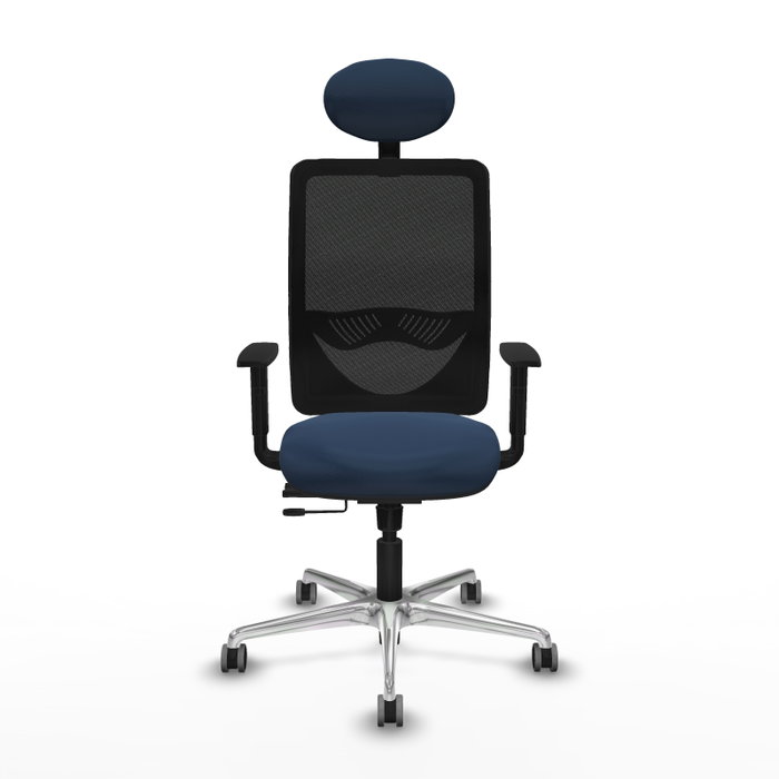PIQUERAS Y CRESPO Silla de oficina Zulema Azul marino y Negro PIQUERAS Y CRESPO Silla de oficina Zulema Azul marino y Negro