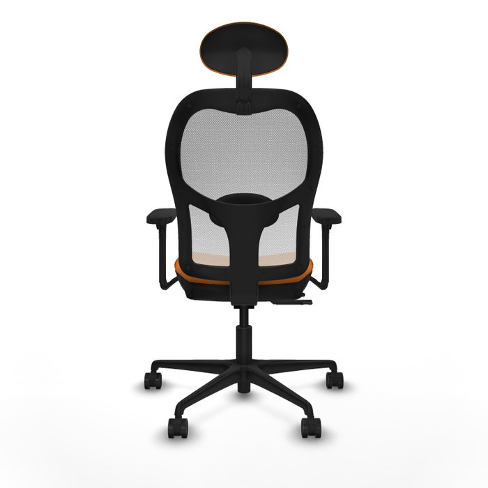PIQUERAS Y CRESPO Silla de oficina Jorquera Naranja y Blanco