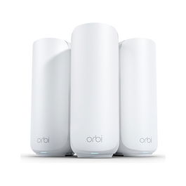 NETGEAR Orbi 370 (RBR370) Sistema Mesh WiFi 7 Dual-Band 3er Pack, 3 Nodos, Cobertura 360 m2, Blanco, 3500 Mbps