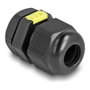 DeLOCK 60614 Prensacables M12 con ventilación IP68 negro (2 piezas)