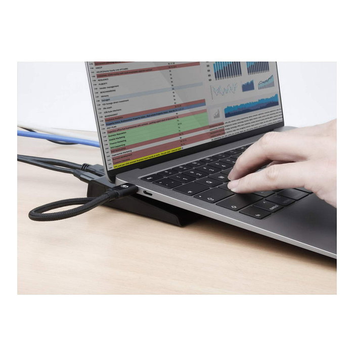 MANHATTAN Docking Station USB-C 11-en-1 MST para Tres Monitores con Power Delivery de 100W