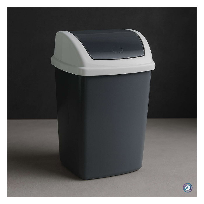 MAUL Papelera MAULswing de 5L con Tapa Basculante