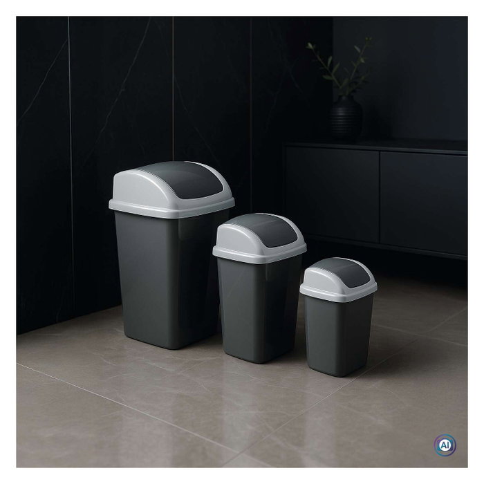 MAUL Papelera MAULswing de 5L con Tapa Basculante