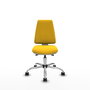 PIQUERAS Y CRESPO Silla de oficina Elche con mecanismo Asincro en Amarillo