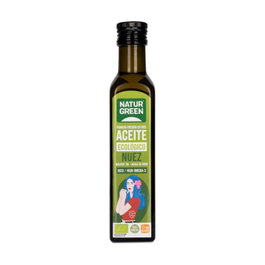 NaturGreen Aceite de Nuez Bio 250ml Primera Presión en Frío Rico en Omega 3