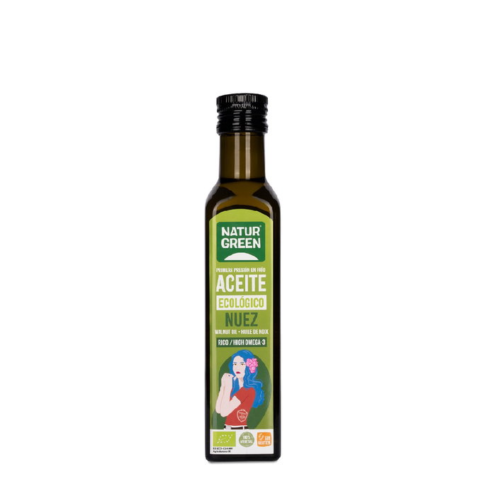 NATURGREEN Aceite de Nuez BIO 1ª Presión en Frío 250 ml