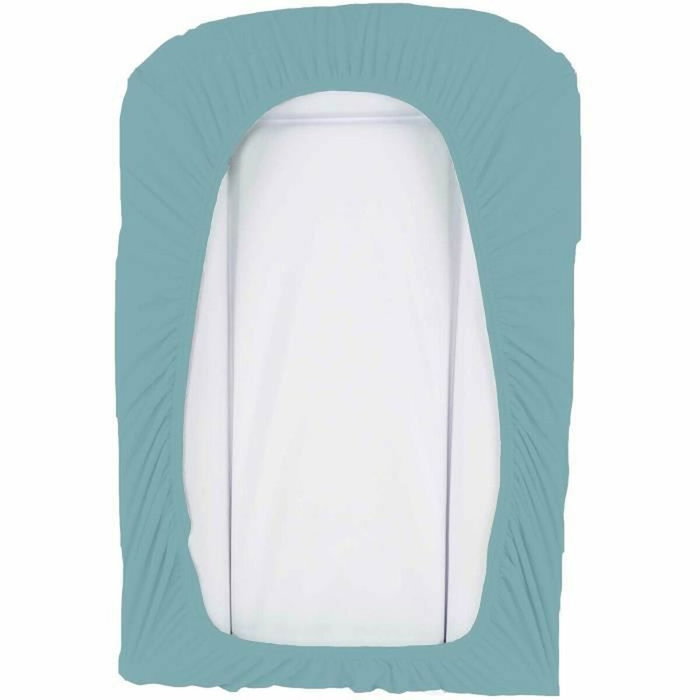 Domiva Juego de 2 fundas para cambiador - 50 x 75 cm - Blanco/Nilo