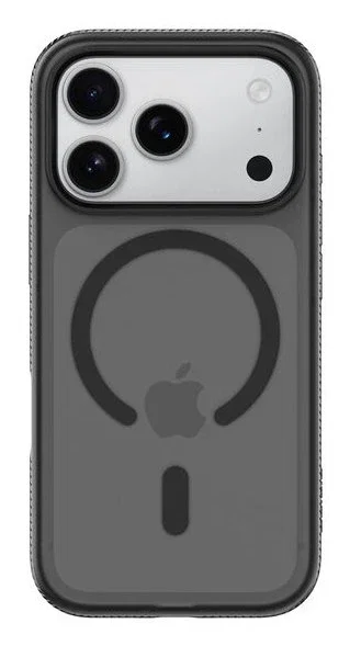 Belkin SheerForce Funda Compatible con MagSafe para iPhone 17 Pro 16 cm (6.3") - Negro, Resistente a Golpes y Caídas