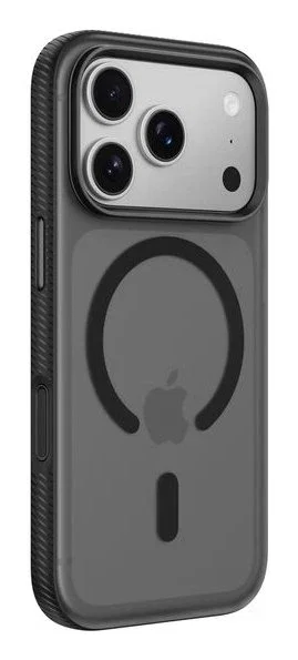 Belkin SheerForce Funda Compatible con MagSafe para iPhone 17 Pro 16 cm (6.3") - Negro, Resistente a Golpes y Caídas