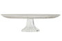 DKD Home Decor Plato de Cristal Transparente y Dorado