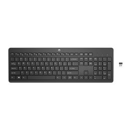 HP 230 Teclado Inalámbrico Negro ESP - Construido para la comodidad, hecho para el silencio, conexión inalámbrica de 2.4GHz