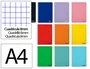 Liderpapel Cuaderno Espiral Smart A4 80 Hojas 75g Cuadriculado 8 mm Colores Surtidos