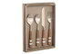 DKD Home Decor Set de Cubertería Acacia e Inox 16 Piezas Natural