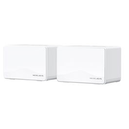 Mercusys Halo H27BE - Pack de 2 Puntos de Acceso Mesh Wi-Fi 7 BE3600, hasta 3.6 Gbps, Cobertura hasta 460 m², Con 3 Puertos Gigabit por Unidad, Router o AP