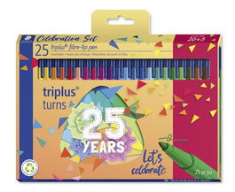 Rotulador Fibra Staedtler 323 Triplus Color Estuche De 25