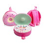 Martinelia Mochila Maquillaje Yummy Donut 85466 con 4 Esmaltes, 4 Coloretes, 4 Brillos Labiales y 12 Sombras de Ojos