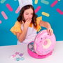 Martinelia Mochila Maquillaje Yummy Donut 85466 con 4 Esmaltes, 4 Coloretes, 4 Brillos Labiales y 12 Sombras de Ojos