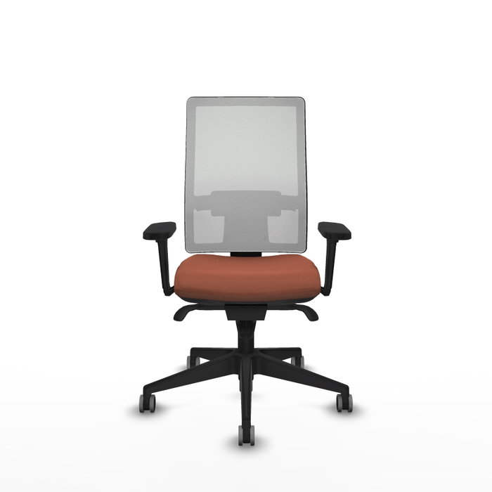 PIQUERAS Y CRESPO Silla de oficina Horna con Mecanismo Sincro, Marrón y Blanco PIQUERAS Y CRESPO Silla de oficina Horna con Mecanismo Sincro, Marrón y Blanco
