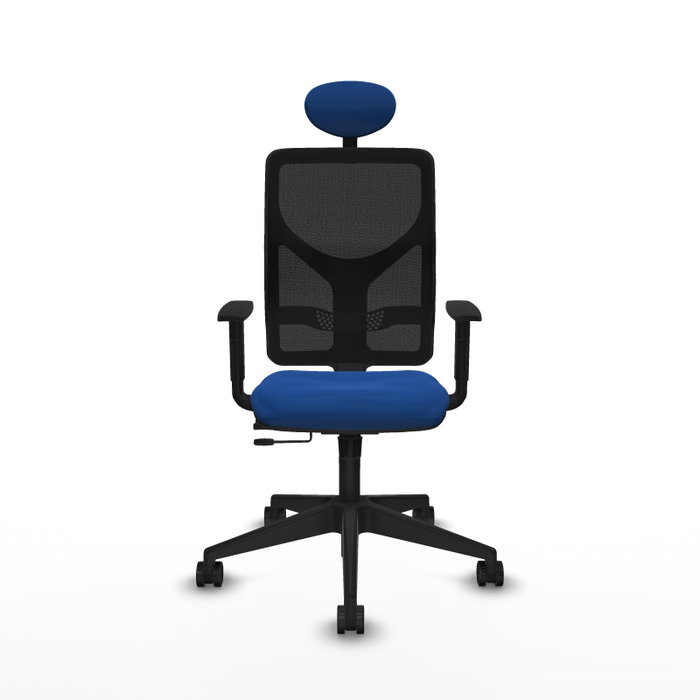 PIQUERAS Y CRESPO Silla de oficina Motilla con mecanismo Sincro/Traslack Azul y Negro PIQUERAS Y CRESPO Silla de oficina Motilla con mecanismo Sincro/Traslack Azul y Negro