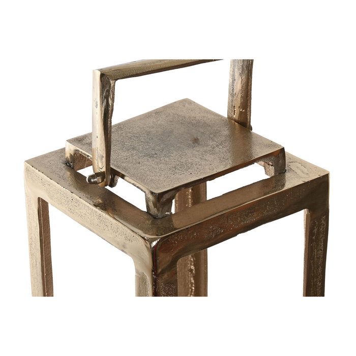 DKD Home Decor Farola de Aluminio y Cristal Dorado 20x20x74
