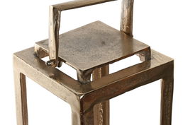 DKD Home Decor Farola Moderno Dorado Aluminio Cristal 20 x 74 x 20 cm