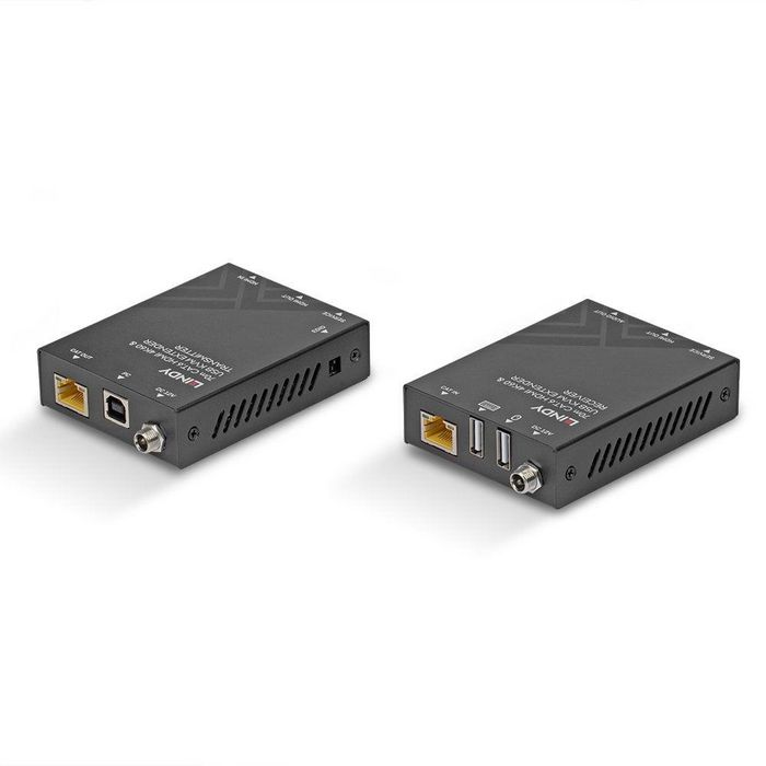 Lindy 70m Cat.6 HDMI 4K60, USB and Audio KVM Extender para Control Remoto de PC hasta 70m
