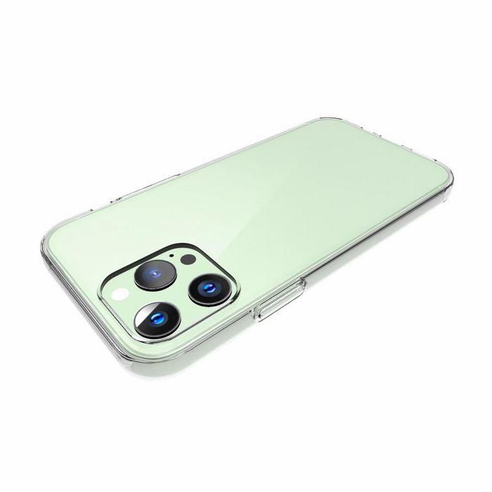 eSTUFF Funda de TPU transparente flexible para iPhone 13 Pro, compatible con carga inalámbrica QI, protección total de 4 lados - LONDON, pack de 1 unidad