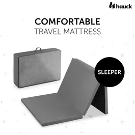 Hauck Colchón para Cuna de Viaje Sleeper - 60 x 120 cm - Gris