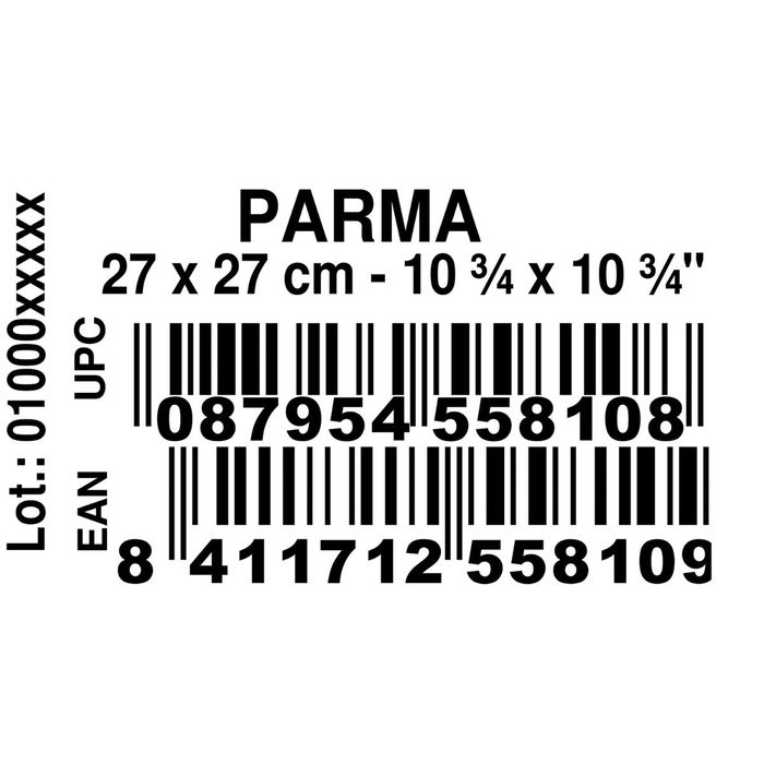 Plato Llano Opal Parma Bormioli Rocco 27 cm