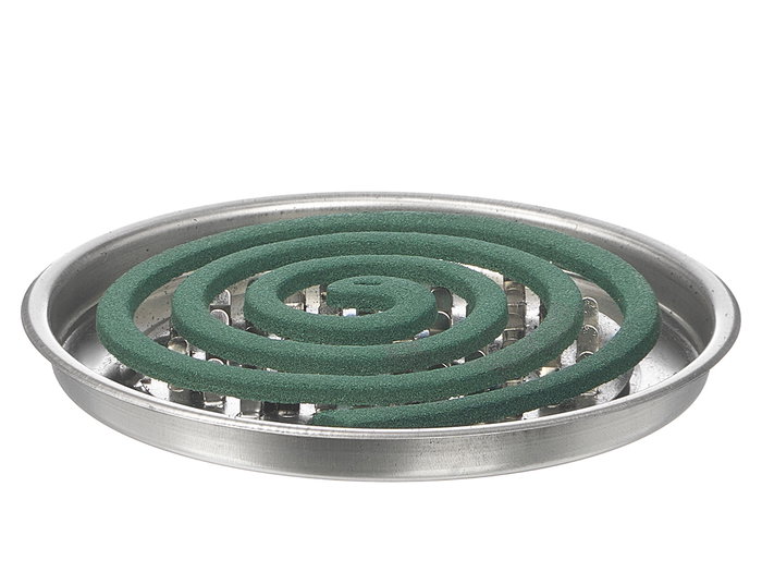 Ibergarden Espiral de Incienso Antimosquitos Citronela con Soporte, Verde, 13.8x14x3.5 cm (Set de 24)