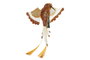 DKD Home Decor Decoración Colibrí Foam Poliéster 11x5x13 Surtido de 4