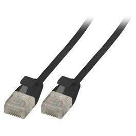 EFB Elektronik K8108SW.1,5 Patchkabel Cat.6A U/UTP 1,5m Negro