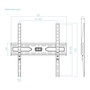Tooq Soporte de Pared Fijo LP1030F-B para TV de 32-75 pulgadas, Negro