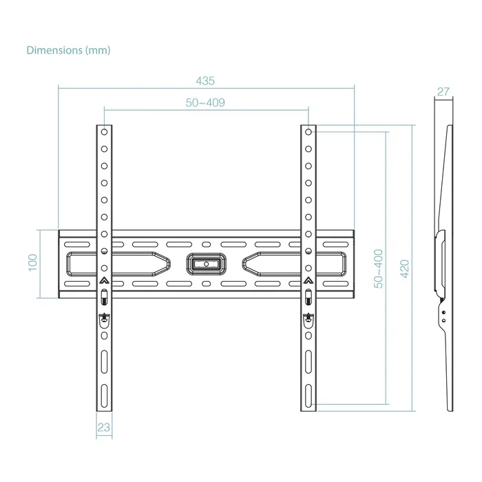 Tooq Soporte Fijo de Pared LP1030F-B para Pantallas de 32-75 pulgadas