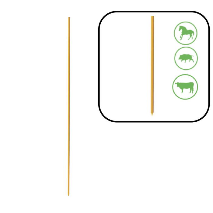 Pastormatic Pack 50 Piquetas Fibra Vidrio Amarillas 120 cm Resistentes Impermeables Eco Pastormatic Pack 50 Piquetas Fibra Vidrio Amarillas 120 cm Resistentes Impermeables Eco