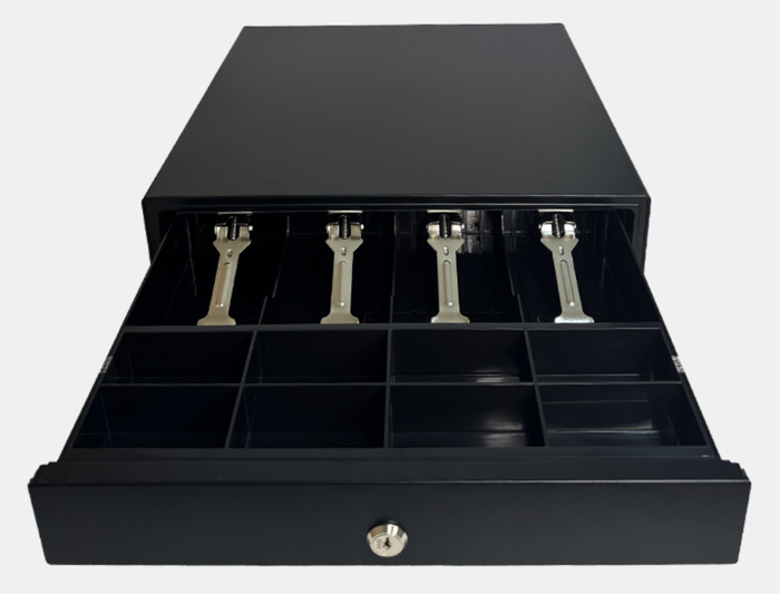 Premier 400 LC-B Cajón de Efectivo Automático y Manual Negro
