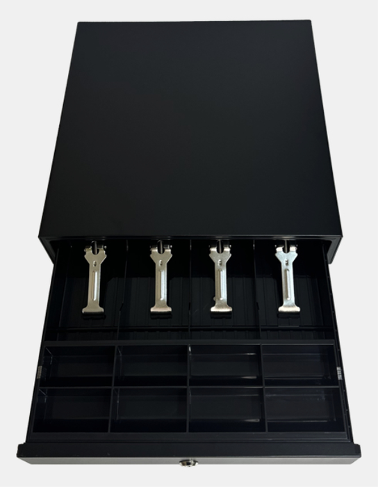 Premier 400 LC-B Cajón de Efectivo Automático y Manual Negro