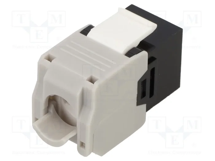 GOOBAY Módulo RJ45 Keystone Cat 6a Negro