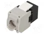 GOOBAY Módulo RJ45 Keystone Cat 6a Negro