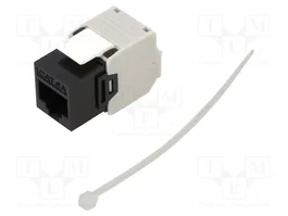 GOOBAY Módulo RJ45 Keystone Cat 6a Negro