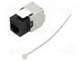 GOOBAY Módulo RJ45 Keystone Cat 6a Negro