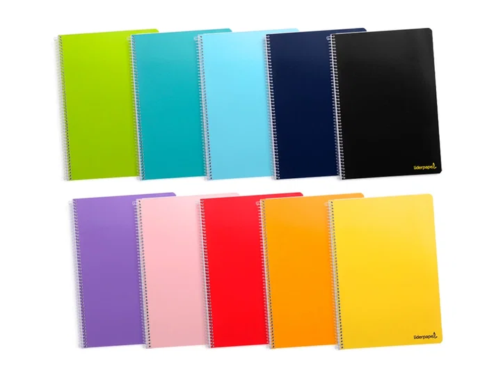 Liderpapel Cuaderno espiral Smart, Folio, Tapa Blanda, 80 hojas, 60g, Rayado Horizontal 8mm con margen, Colores Surtidos Liderpapel Cuaderno espiral Smart, Folio, Tapa Blanda, 80 hojas, 60g, Rayado Horizontal 8mm con margen, Colores Surtidos